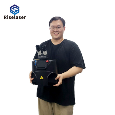 Stainless Steel Gold Jewelry Desktop Portable Small Mini Yag 40W Laser Welding Machine For Metal